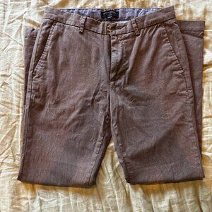 Mens Banana Republic Brown Slim Fit Dress Pant